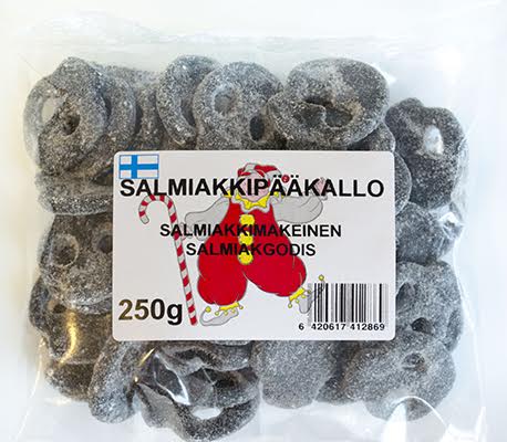 Tivoli Salmiakkipääkallo 250 g